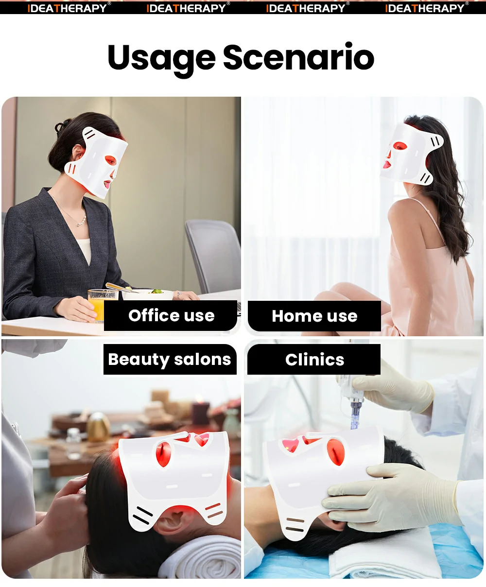 TL200 K 510K Medical Grade Infrared Red Light Mask5 TL200 K 510K Medical Grade Infrared Red Light Mask5