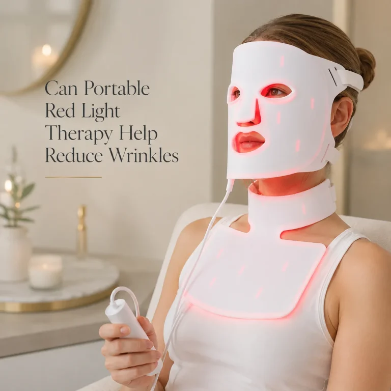 Kann eine tragbare Rotlichttherapie helfen, Falten zu reduzieren?