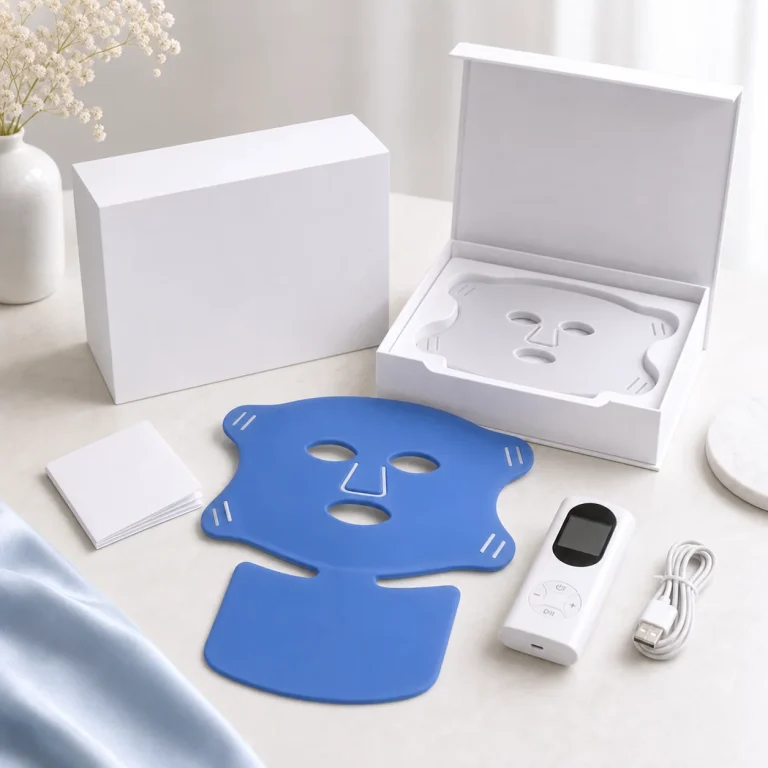 tlm200h blaue Maske, Originalverpackung, quadratisch